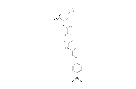 N-{4'-[(4"-Nitrocinnamoyl)amino]benzoyl}-methionine