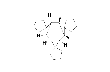 Trispiro[tetracyclo[6.1.0.02,4.05,7]nonane-3,1':6,1'':9,1'''-triscycl opentane], (1.alpha.,2.alpha.,4.alpha.,5.beta.,7.beta.,8.alpha.)-