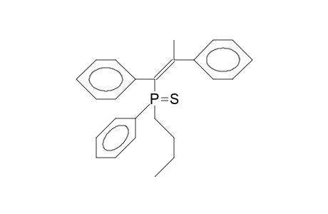 (Z)-(2-Methyl-1,2-diphenyl-vinyl)-phenyl-butyl-phosphine sulfide