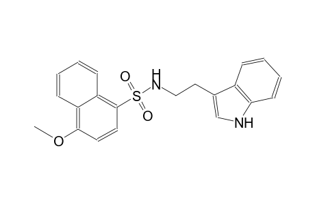 N-[2-(1H-indol-3-yl)ethyl]-4-methoxy-1-naphthalenesulfonamide