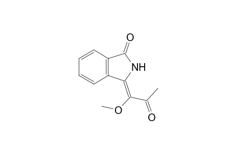 3-(1-Methoxy-2-oxopropylidene)-2,3-dihydro-1H-isoindole-1-one