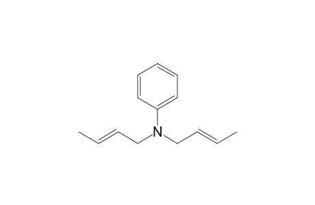 bis[(E)-but-2-enyl]-phenyl-amine