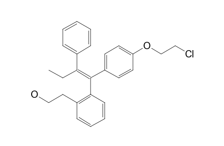 1-[4-(2-CHLOROETHOXY)-PHENYL]-1-[2-(HYDROXYETHYL)-PHENYL]-2-PHENYLBUT-1-ENE;E-ISOMER