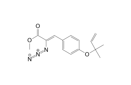 2-Propenoic acid, 2-azido-3-[4-[(1,1-dimethyl-2-propenyl)oxy]phenyl]-, methyl ester