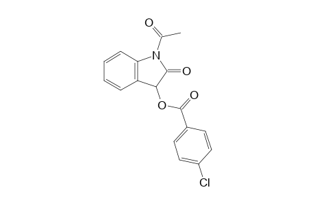 1-Acetyl-3-(p-chlorobenzoyloxy)-1,3-dihydro-2H-indol-2-one