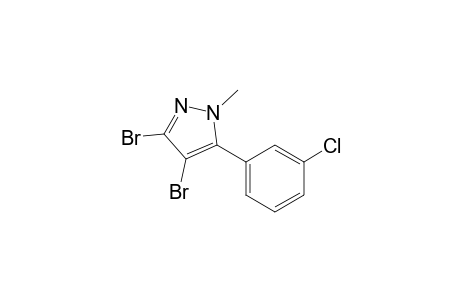 3,4-Dibromo-5-(3-chlorophenyl)-1-methyl-1H-pyrazole