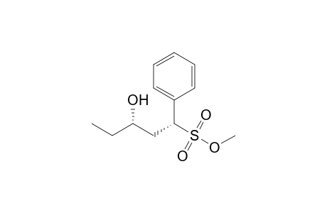 Methyl (1R,3S)-3-Hydroxy-1-phenylpentane-1-sulfonate