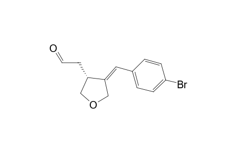 (R, Z)-2-(4-(4-Bromobenzylidene)tetrahydrofuran-3-yl)acetaldehyde