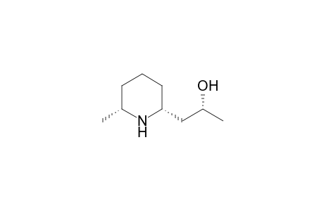 (2R)-1-[(2R,6R)-6-methyl-2-piperidinyl]-2-propanol