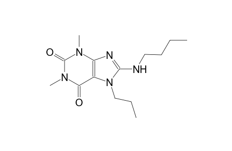 8-(butylamino)-1,3-dimethyl-7-propyl-3,7-dihydro-1H-purine-2,6-dione