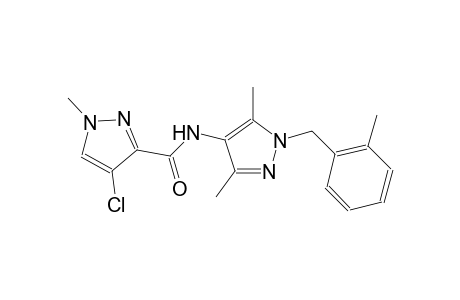 4-chloro-N-[3,5-dimethyl-1-(2-methylbenzyl)-1H-pyrazol-4-yl]-1-methyl-1H-pyrazole-3-carboxamide