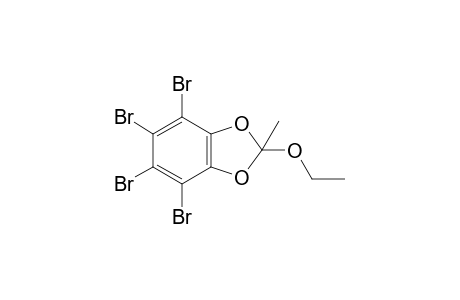 2-ethoxy-2-methyl-4,5,6,7-tetrabromo-1,3-benzodioxole