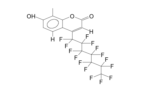 4-PERFLUOROHEPTYL-7-HYDROXY-8-METHYLCOUMARIN