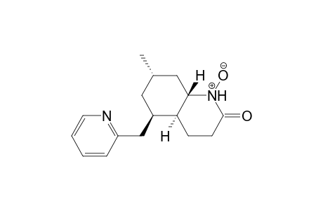 2(1H)-Quinolinone, octahydro-7-methyl-5-(2-pyridinylmethyl)-, N-oxide, (4a.alpha.,5.beta.,7.alpha.,8a.beta.)-(.+-.)-
