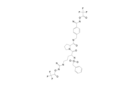 BENZYLSULFONYL-D-ARGININYL-PROLINE-(4-AMIDINOBENZYL)-AMIDE_BIS_(TRIFLUOROACETATE)