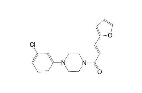 1-(3-chlorophenyl)-4-[(2E)-3-(2-furyl)-2-propenoyl]piperazine