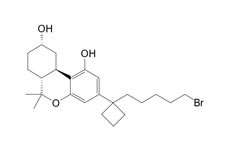 (6aR,9S,10aR)-3-[1-(5-Bromopentyl)cyclobutyl]-6a,7,8,9,10, 10a-hexahydro-6,6-dimethyl-6H-dibenzo[b,d]pyran-1,9 diol