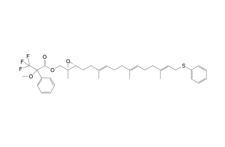 [(2R,3R,all-E)-2,3-Epoxy-2,6,10,14-tetramethyl-16-(phenylthio)hexadeca-6,10,14-trien-1-yl-[(2'S)-3',3',3'-trifluoro-2'-methoxy-2'-phenylpropanoate]