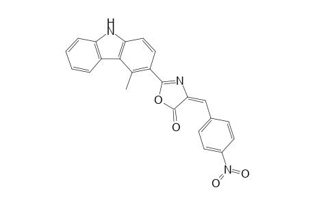 2-(4-Methyl-9H-carbazol-3-yl)-4-(4-nitrobenzylidene)-oxazol-5(4H)-one