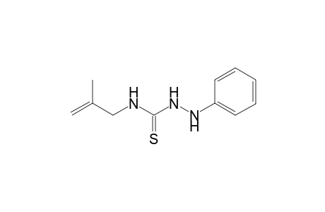 N-(2-methylallyl)-2-phenylhydrazinecarbothioamide