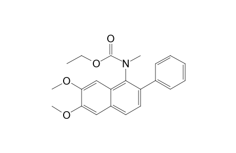 Ethyl 6,7-dimethoxy-2-phenylnaphthalen-1-yl(methyl)carbamate