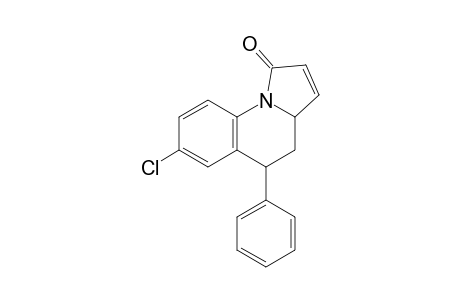 endo-1,3a,4,5-Tetrahydro-7-chloro-5-phenylpyrrolo[1,2-a]quinolin-1-one