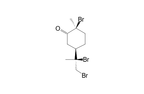 (1S,4R,8S)-1,8,9-TRIBROMO-P-MENTHAN-2-ONE
