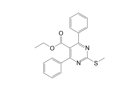 Ethyl 2-(Methylthio)-4,6-diphenylpyrimidine-5-carboxylate