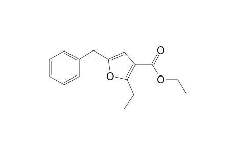 2-Ethyl-5-(phenylmethyl)-3-furancarboxylic acid ethyl ester
