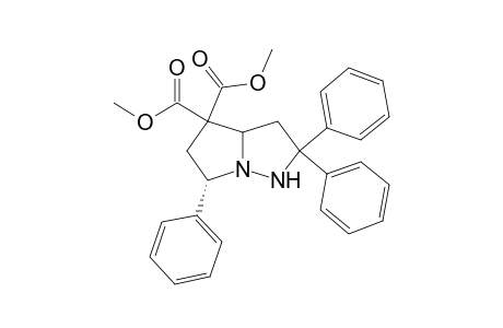 (6S,7S)-2,2,6-Triphenyl-hexahydro-pyrrolo[1,2-b]pyrazole-4,4-dicarboxylic acid dimethyl ester