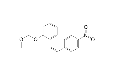 Benzene, 1-(methoxymethoxy)-2-[2-(4-nitrophenyl)ethenyl]-, (Z)-