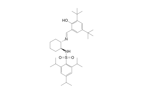 (1S,2S)-1-[N-(2,4,6-Triisopropylphenylsulfonyl)amino]-2-[N-(2-hydroxy-3,5-bis(t-butyl)benzylidene)amino]cyclohexane
