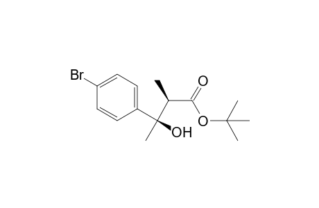 Syn-tert-butyl 3-(4-bromophenyl)-3-hydroxy-2-methylbutanoate