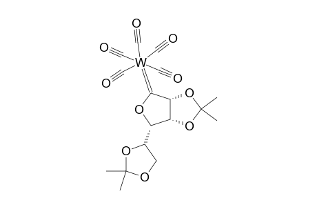 PENTACARBONYL-(2,3:5,6-DI-O-ISOPROPYLIDENE-D-GULOFURANOSYLIDENE)-TUNGSTEN-(0)