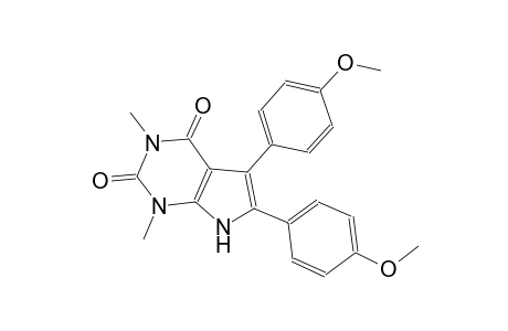 1H-pyrrolo[2,3-d]pyrimidine-2,4(3H,7H)-dione, 5,6-bis(4-methoxyphenyl)-1,3-dimethyl-