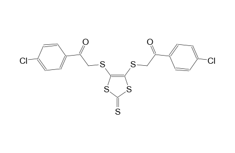 ethanone, 1-(4-chlorophenyl)-2-[[5-[[2-(4-chlorophenyl)-2-oxoethyl]thio]-2-thioxo-1,3-dithiol-4-yl]thio]-