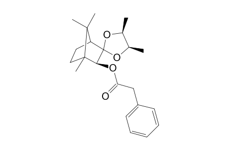 3,3-[(exo)-Butanedioxy]-2-(exo)-bornyl phenylacetate