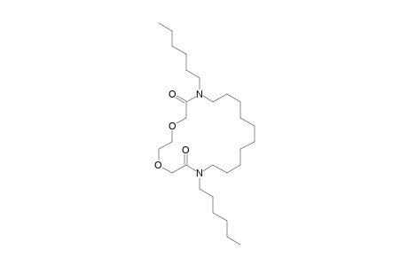 1,4-Dioxa-7,18-diazacycloeicosane-6,19-dione, 7,18-dihexyl-