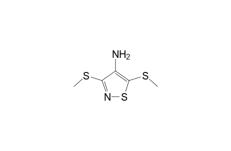 4-Isothiazolamine, 3,5-bis(methylthio)-