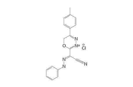 2-(ALPHA-HYDRAZOACETONITRILO)-5-(4-MEHYLPHENYL)-1,3,4-OXADIAZINE-HYDROCHLORIDE