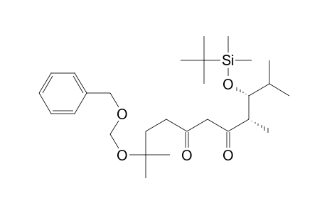 5,7-Undecanedione, 9-[[(1,1-dimethylethyl)dimethylsilyl]oxy]-2,8,10-trimethyl-2-[(phenylmethoxy)methoxy]-, [R-(R*,S*)]-