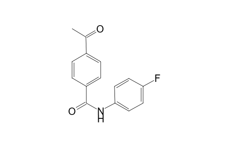 4-Acetyl-N-(4-fluorophenyl)benzamide