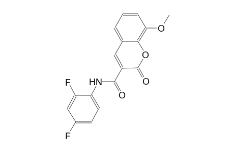 N-(2,4-difluorophenyl)-8-methoxy-2-oxo-2H-chromene-3-carboxamide