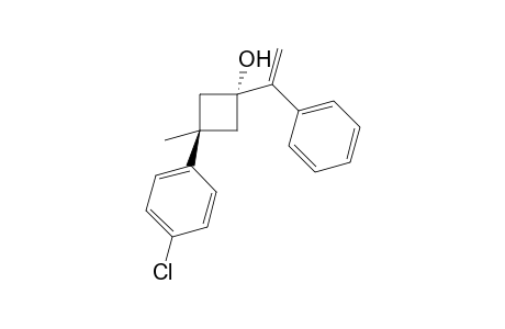 trans-3-(4-chlorophenyl)-3-methyl-1-(1-phenylvinyl)cyclobutan-1-ol