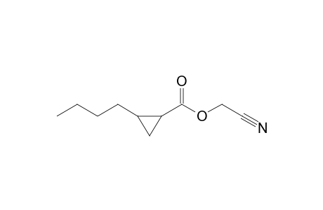 Cyanomethyl 2-butylcyclopropane-1-carboxylate