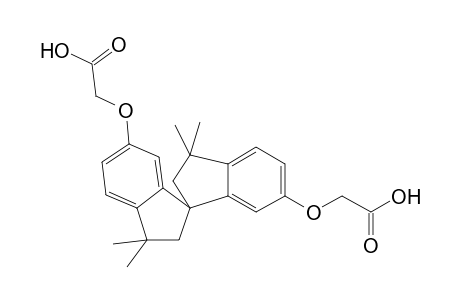 Acetic acid, 2,2'-[(2,2',3,3'-tetrahydro-3,3,3',3'-tetramethyl-1,1'-spirobi[1H-indene]-6,6'-diyl)bis(oxy)]bis-