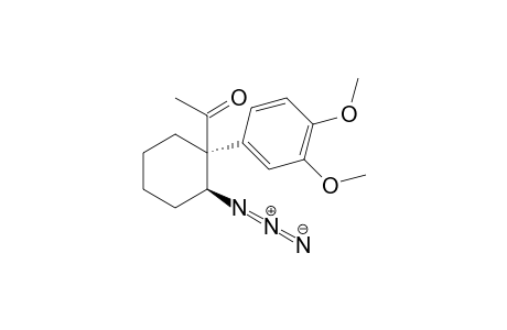 1-((1S,2S)-2-azido-1-(3,4-dimethoxyphenyl)cyclohexyl)ethanone