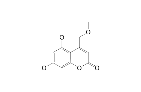 5,7-Dihydroxy-4-(methoxymethyl)coumarin