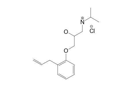 ALPRENOLOL;1-(1-METHYLETHYLAMINO)-3-(2-PROP-2-ENYLPHENOXY)-PROPAN-2-OL-HYDROCHLORIDE