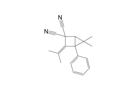 3-isopropylidene-5,5-dimethyl-4-phenyl-bicyclo[2.1.0]pentane-2,2-dicarbonitrile